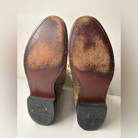 Justin L575 Western Lacer Ladies Women Brown Leather Lace Boot Womens Size 6 B - Picture 7 of 8